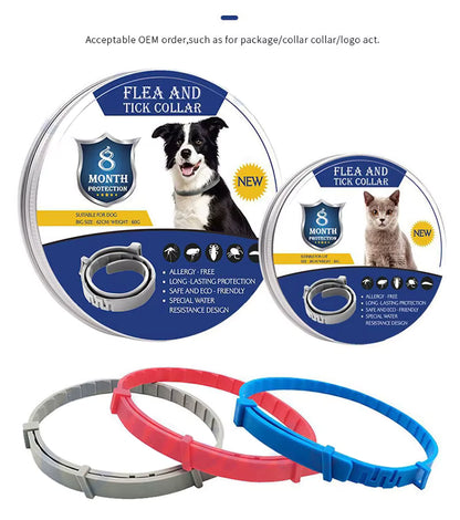 Flea & Tick Protection Collar for Dogs and Cats