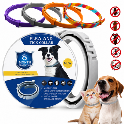 Flea & Tick Protection Collar for Dogs and Cats