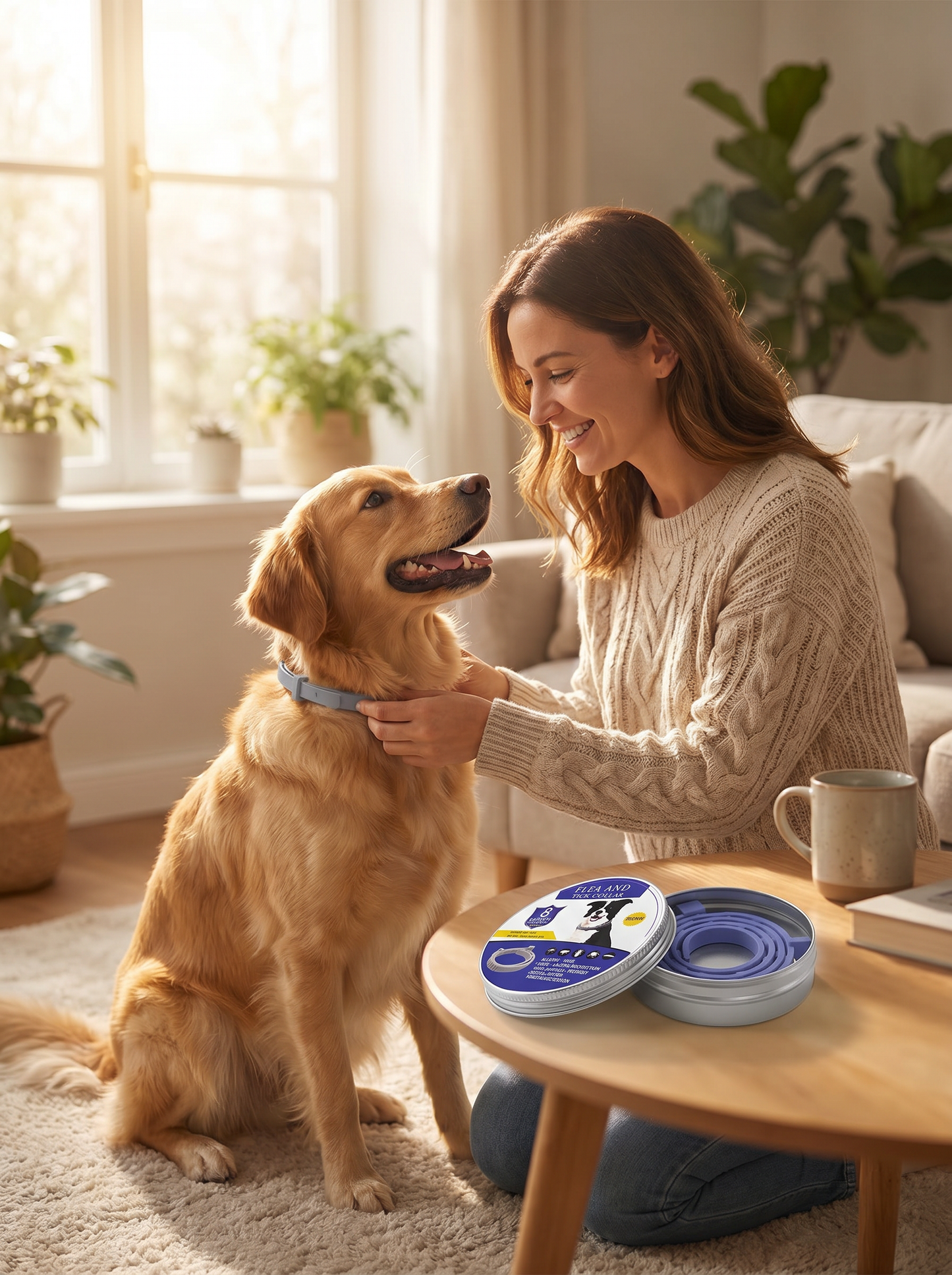 Flea & Tick Protection Collar for Dogs and Cats